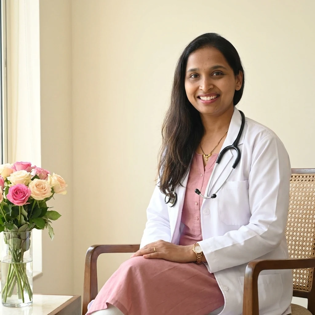 Dr. Geeta S K in her consultation room